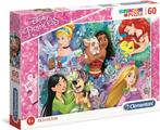 Disney Princess Puzzel - 60 Stukjes - Clementoni, Kinderen en Baby's, Ophalen of Verzenden, Meer dan 50 stukjes, Nieuw, 4 tot 6 jaar