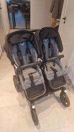 Bugaboo Donkey 5 Twin - Zwart en grijs - compleet pakket, Kinderen en Baby's, Ophalen, Zo goed als nieuw