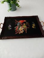 dienblad met papegaaien (oud), Antiek en Kunst, Ophalen