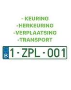 Z-Platen voor keuringen en herkeuringen., Ophalen of Verzenden