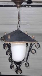 Luminaire lampe suspendue métal rétro, Huis en Inrichting, Minder dan 50 cm, Gebruikt, Vintage, Metaal
