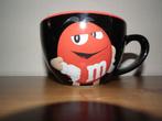 M&M's grote beker (zwarte en rode kleuren) H: 8,5/D:12,5 cm, Verzenden, Keramiek, Zo goed als nieuw, Overige stijlen
