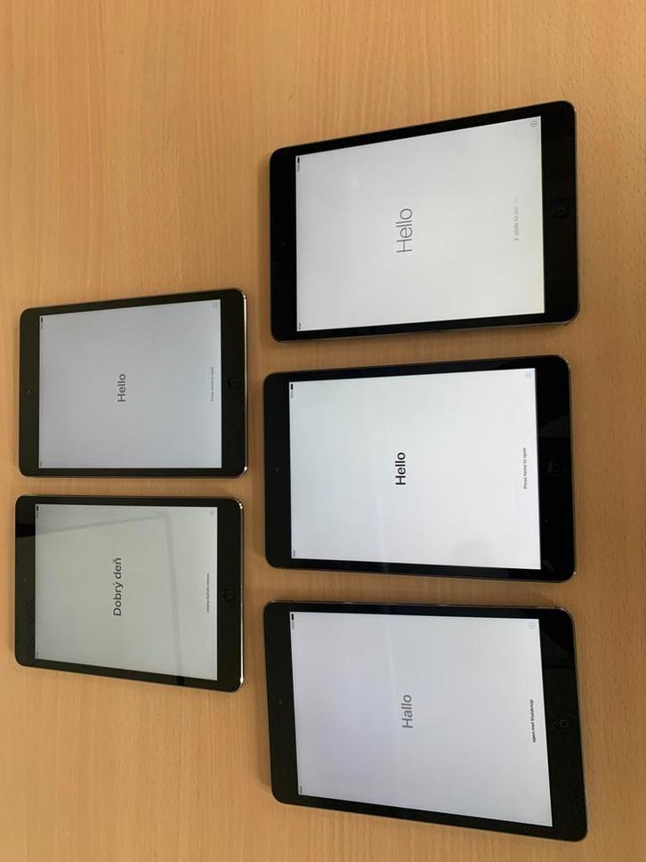 Ipad Mini 2, 5 stuks beschikbaar, Computers en Software, Apple iPads, Gebruikt, Apple iPad Mini, Wi-Fi, 9 inch, 16 GB, Zwart, Ophalen