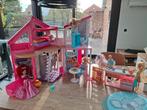 Barbiehuis, barbie´s, paard, ..., Kinderen en Baby's, Ophalen, Gebruikt, Poppenhuis
