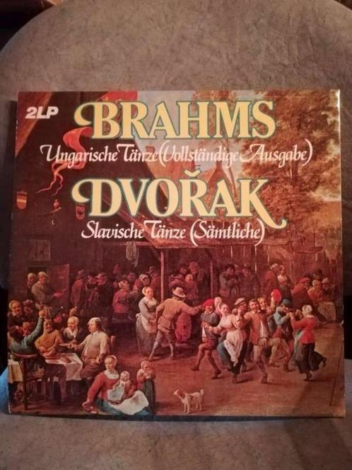2x elpees Ungarische Tanze Slavische Tanze / Dvořák Brahms, Cd's en Dvd's, Vinyl | Klassiek, Zo goed als nieuw, Orkest of Ballet