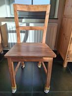 Set van 4 houten stoelen, Huis en Inrichting, Ophalen, Gebruikt, Overige kleuren, Vier