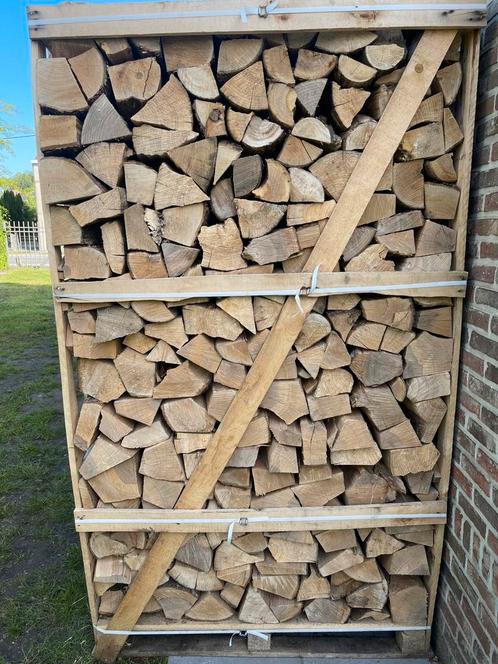 Droog brandhout eik beuk 2.4 cup gratis geleverd aan huis, Tuin en Terras, Brandhout, Blokken, Eikenhout, 6 m³ of meer, Ophalen of Verzenden