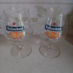 2glazen Heineken tarwebok, Verzamelen, Biermerken, Ophalen of Verzenden, Zo goed als nieuw, Heineken
