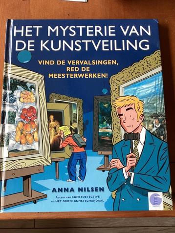 Strip mysterie van de kunstveiling beschikbaar voor biedingen