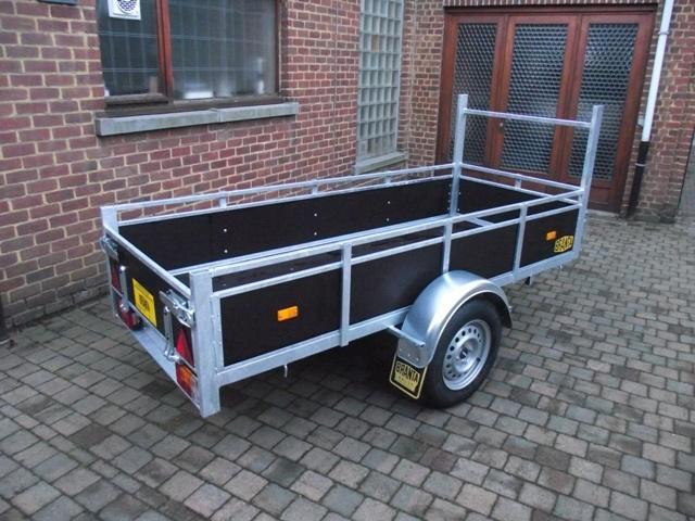 Remorque à essieu unique de qualité 2,2 x 1,25 m, 9300 Alost, Autos : Divers, Autos divers Autre, Enlèvement