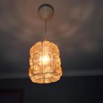 Vintage hanglamp jaren 70, Ophalen, Gebruikt, Glas