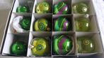 Mooie Kerstballen (12 stuks groen), Ophalen, Zo goed als nieuw