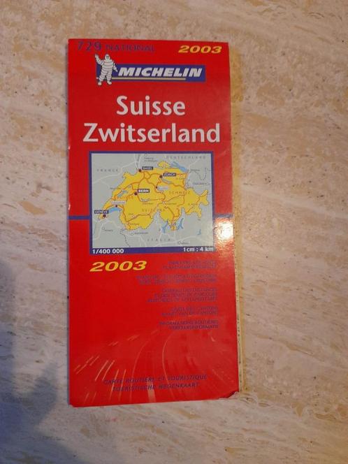 Carte routière Michelin Suisse, Livres, Atlas & Cartes géographiques, Utilisé, Carte géographique, Europe autre, 2000 à nos jours