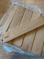 Nieuw massief eiken parket om 42m2 te plakken, Ophalen, Zo goed als nieuw, Parket