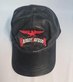 Harley Davidson Leren pet/cap, Motoren, Kleding | Motorkleding, Heren, Ophalen of Verzenden, Tweedehands, Harley-Davidson