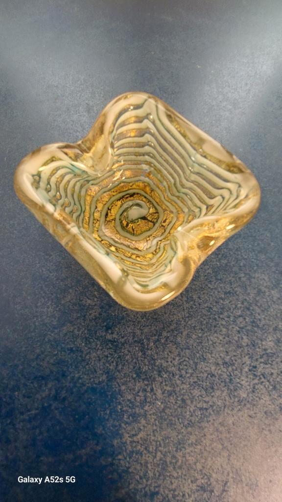 Exklusive asbak van Murano., Antiek en Kunst, Antiek | Glaswerk en Kristal, Ophalen of Verzenden