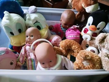 volle doos knuffels beschikbaar voor biedingen