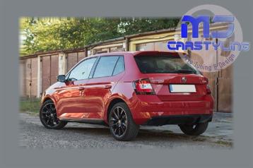 Skoda Fabia 3 - Achterbumper diffuser beschikbaar voor biedingen