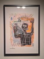 Jean michel basquiat - kader inbegrepen, Antiquités & Art, Art | Lithographies & Sérigraphies, Enlèvement