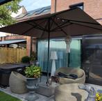 Zeer stevige parasol 3 x 4 meter beige, Tuin en Terras, Parasols, Ophalen, Zo goed als nieuw