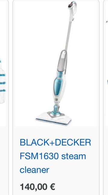 Stoomreiniger + accessoires  beschikbaar voor biedingen