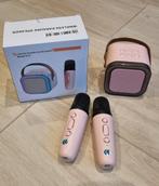 Mini appareil de karaoké avec 2 microphones, Enlèvement ou Envoi, Comme neuf, Micro(s)