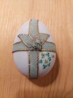 Vintage Irish Dresden porseleinen klavertje-ei. , Enlèvement ou Envoi