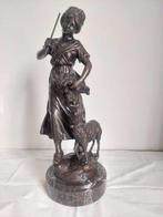 Bronze de L&F Moreau en parfait état. Signé, Antiquités & Art, Art | Sculptures & Bois, Enlèvement