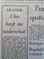 BOKSEN: Joe Frazier zegt dat Cassius Clay hem onderschatte, Envoi, Coupure(s)