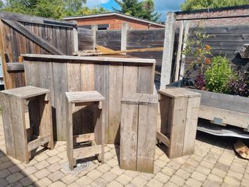 Tuin Bar in steigerhout beschikbaar voor biedingen