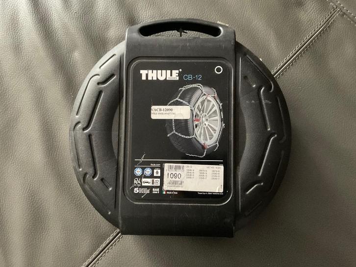 Sneeuwkettingen 12mm THULE tem 17 inch - nieuwstaat, Auto diversen, Sneeuwkettingen, Nieuw, Ophalen