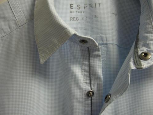 Lichtblauw vichy ruitjeshemd lange mouwen van Esprit, S, Kleding | Heren, Overhemden, Zo goed als nieuw, Ophalen of Verzenden
