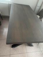 Eettafel industriële look, Huis en Inrichting, Tafels | Eettafels, Ophalen, Zo goed als nieuw