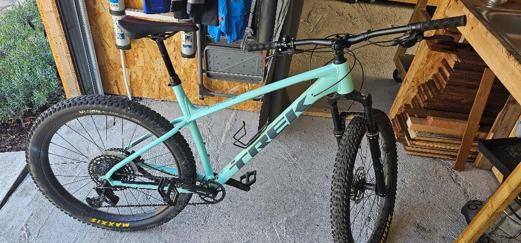 Trek Roscoe 7 blauw, Vélos & Vélomoteurs, Vélos | VTT & Mountainbikes, Comme neuf, Enlèvement, VTT tout suspendu, Trek
