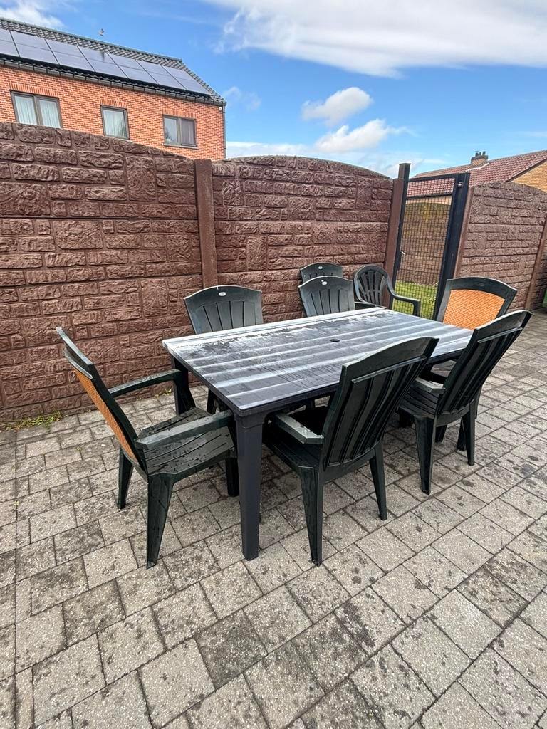Mooie Jardin terras set – tafel + stoelen te koop!, Enlèvement, Comme neuf
