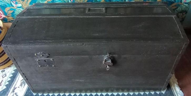 Coffre en bois, Huis en Inrichting, Woonaccessoires | Kisten, Gebruikt, 50 tot 75 cm, 50 tot 75 cm, 50 tot 100 cm, Overige houtsoorten