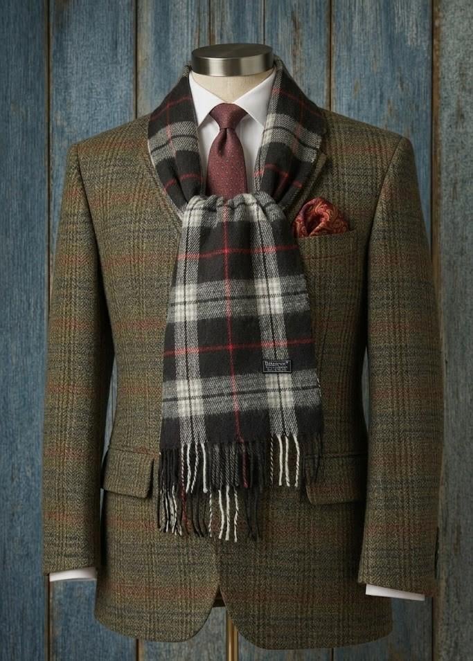 Burberrys vintage cashmere sjaal unisex, Overige maten, Sjaal, Gedragen, Ophalen of Verzenden