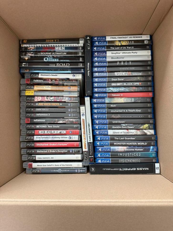 Te koop: lot PS4 / PS3 / PS2 games + enkele dvd’s, Games en Spelcomputers, Games | Sony PlayStation 4, Zo goed als nieuw, Avontuur en Actie