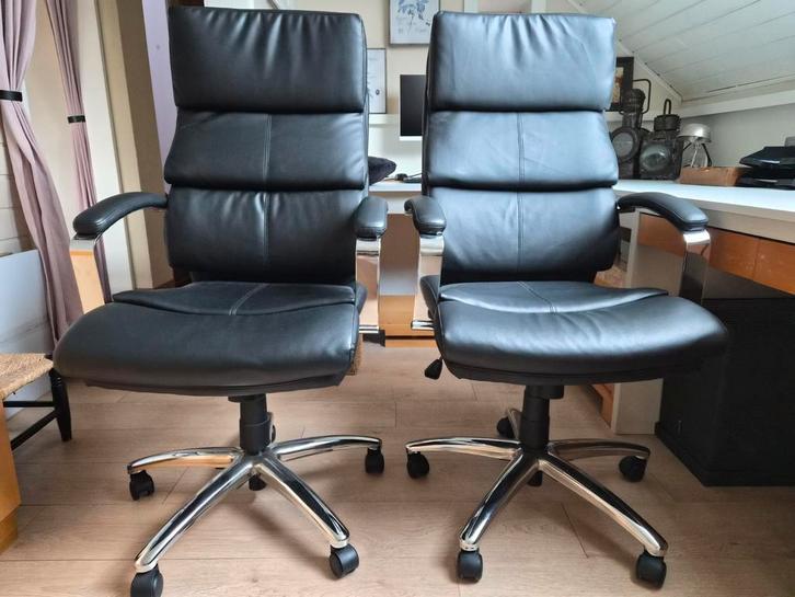 Ensemble de chaises de direction ergonomiques, Maison & Meubles, Chaises de bureau, Utilisé, Chaise de bureau, Noir, Ergonomique