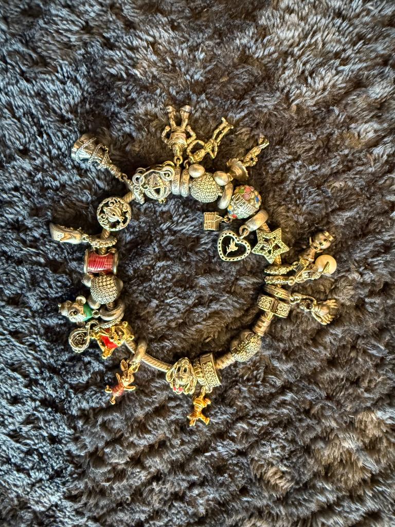 Pandora armband en bedeltjes, Ophalen, Met bedels of kralen, Overige kleuren, Nieuw