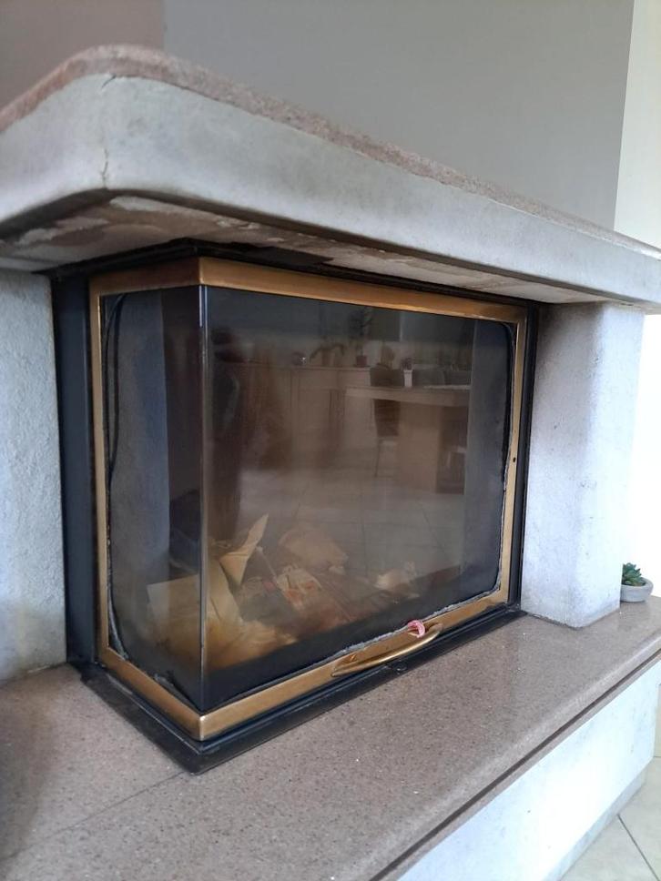 Cheminée au bois (insert), Maison & Meubles, Cheminées, Utilisé, Cheminée au bois, Enlèvement