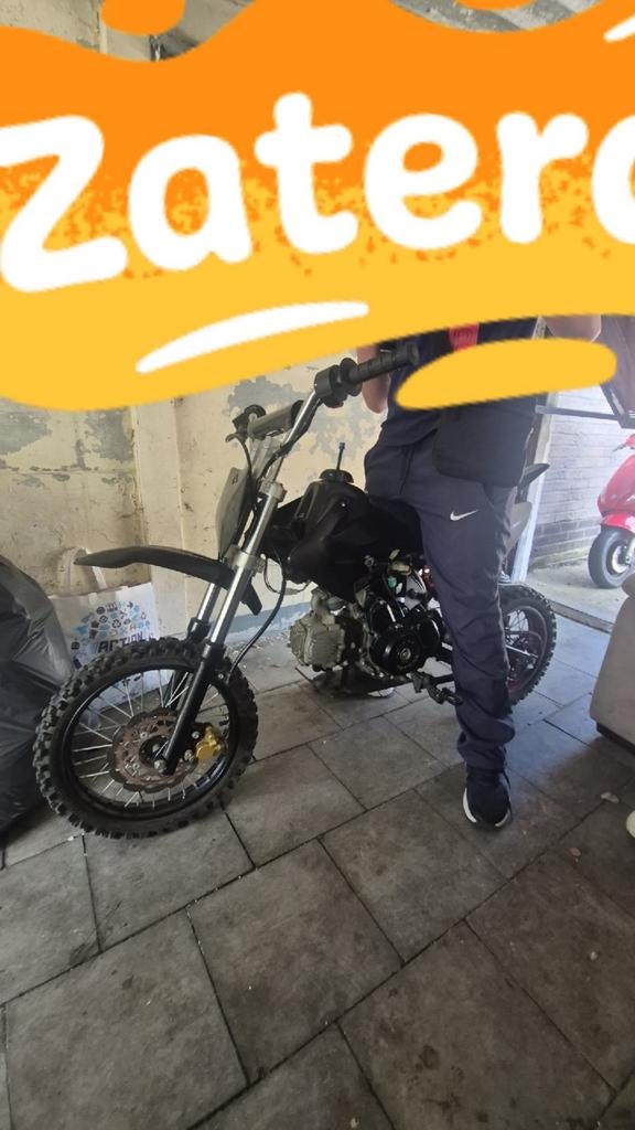 Pitbike 125 cc te koop, Ophalen