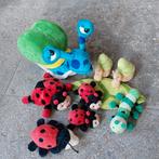 knuffels kriebelbeestjes slak, rups lieveheersbeestje, Ophalen of Verzenden, Zo goed als nieuw