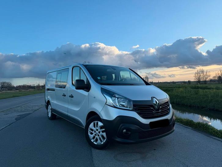 Renault Trafic Double Cabine 1er propriétaire 2017, Autos, Renault, Particulier, Trafic, Diesel, Euro 6, 5 portes, Boîte manuelle