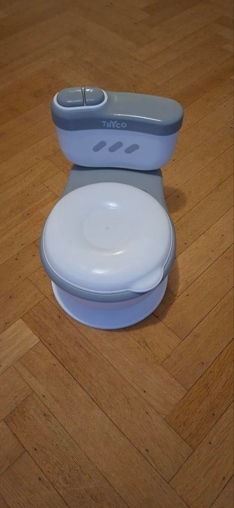 Tryco - Toilettes bébé avec chasse d'eau sonore + bôite, Enfants & Bébés, Bains & Soins, Neuf, Autres types, Autres marques, Standard