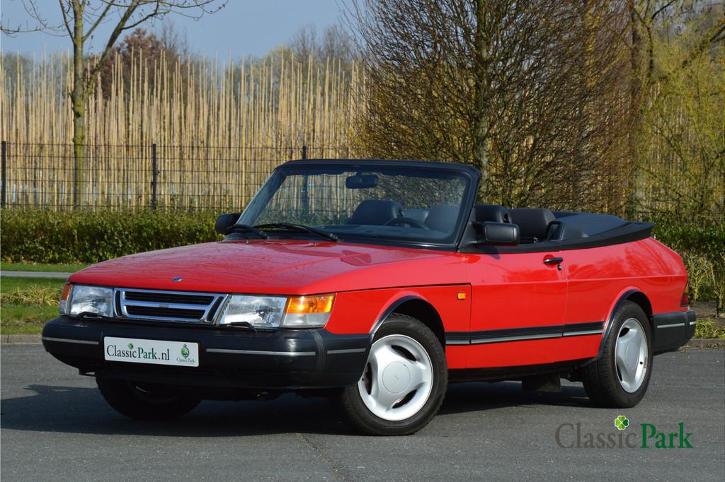 Saab 900 2.0i-16 Cabriolet (bj 1993), Auto's, Oldtimers, Bedrijf, Te koop, Open dak, Saab, Benzine, Cabriolet, 2 deurs, Handgeschakeld