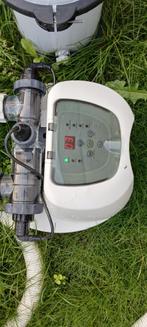 Zoutwater systeem en zandfilter intex, Tuin en Terras, Ophalen