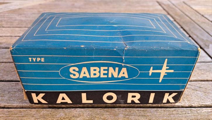 Superbe ancien fer à repasser SABENA par Kalorik complêt, Collections, Souvenirs Sabena, Enlèvement ou Envoi