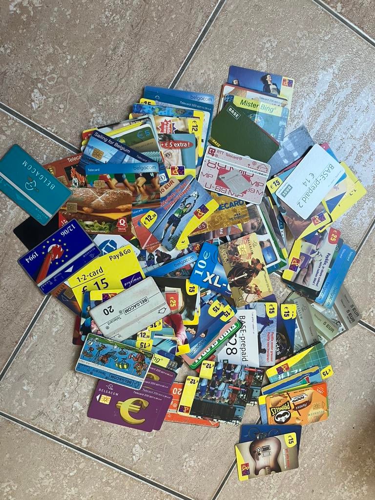 Lot telefoonkaarten, Verzenden