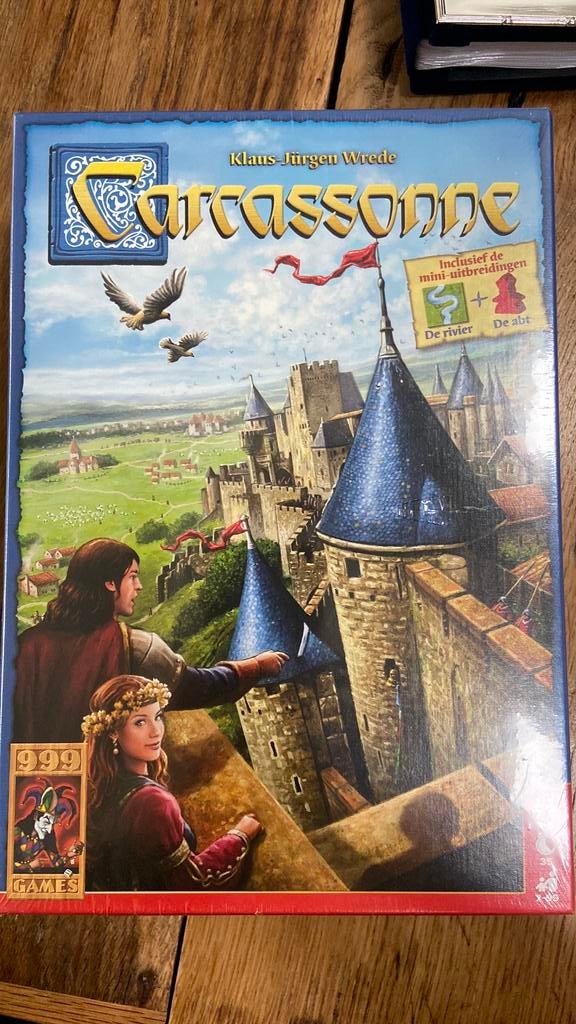 Carcassonne version de base avec mini-extensions, Hobby & Loisirs créatifs, Trois ou quatre joueurs, Enlèvement ou Envoi, Neuf